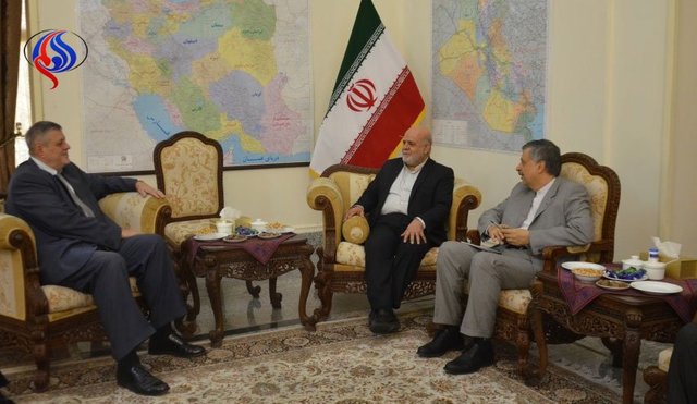 دیدار نماینده دبیر کل سازمان ملل در عراق با سفیر ایران در بغداد