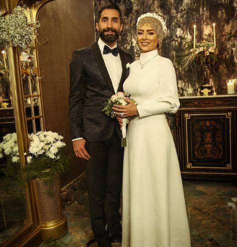 تازه ترین عکس عروسی زوج جدید سینمای ایران