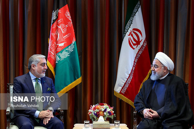روحانی در دیدار عبدالله عبدالله: ایران خواهان آینده‌ای بهتر و امن‌تر برای افغانستان است
