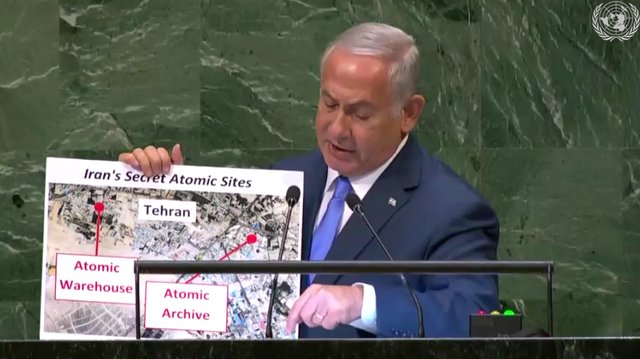 ادعای نتانیاهو در سازمان ملل علیه ایران