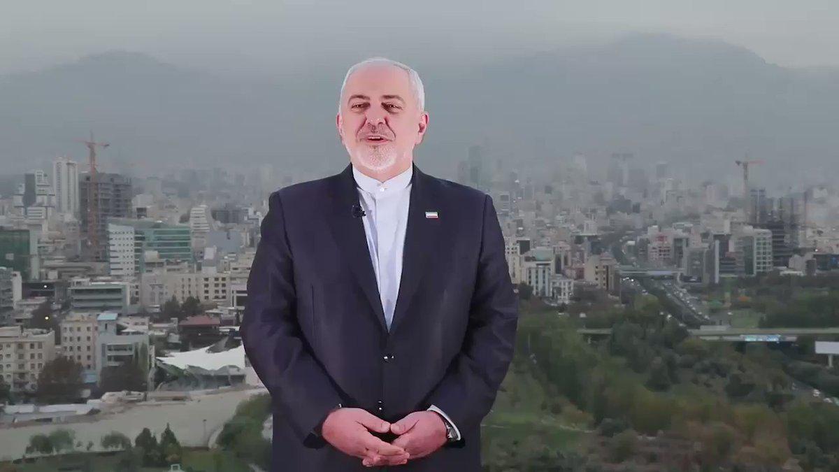 پیام ظریف به مردم ایران و جهان؛ ملت ایران تاریخ‌سازند، دولت آمریکا پشیمان خواهد شد+ویدئو