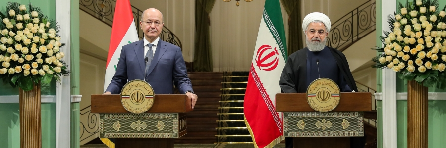 روحانی: مبادلات تجاری ایران و عراق می‌تواند به 20 میلیارد دلار افزایش یابد| باید مردم دو کشور را از رنج ریزگردها نجات دهیم| مقدمات اتصال راه آهن شلمچه به بصره مهیاست| توافق تهران و بغداد برای ایجاد یک منطقه آزاد تجاری+ اظهارات رئیس جمهور عراق