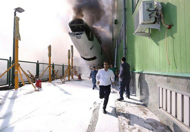 ماجرای آتش‌سوزی در فرودگاه امام خمینی چه بود؟+عکس