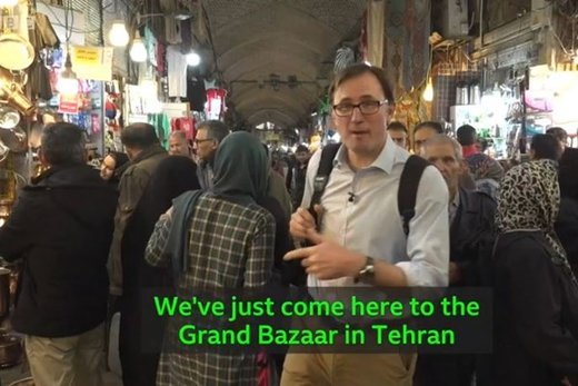 خبرنگار بی‌بی‌سی در بازار تهران/ نظر مردم درباره تحریم‌های آمریکا چیست؟