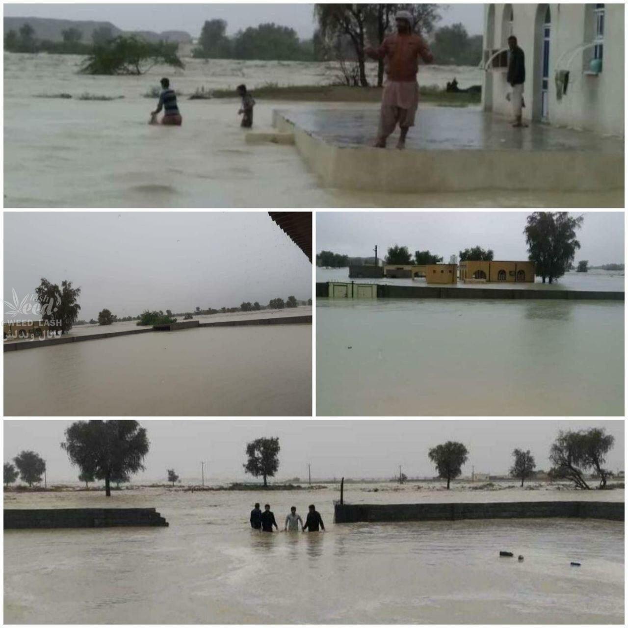 نیاز شدید به اقلام امدادی در دلگان/ تا کمر در آب فرو رفتن مردم برخی روستاها+فیلم و عکس