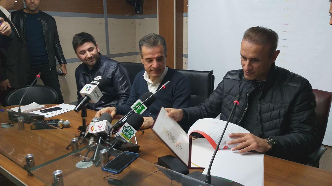 گل محمدی رسما سرمربی پرسپولیس شد +عکس