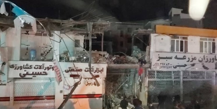 انفجار مهیب در چالوس+ تصاویر