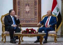 تماس تلفنی پامپئو و برهم صالح و تاکید بر احترام به تصمیم ملی مستقل عراق