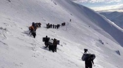 23 کولبر در ارتفاعات سرشیو سقز در کردستان مفقود شدند