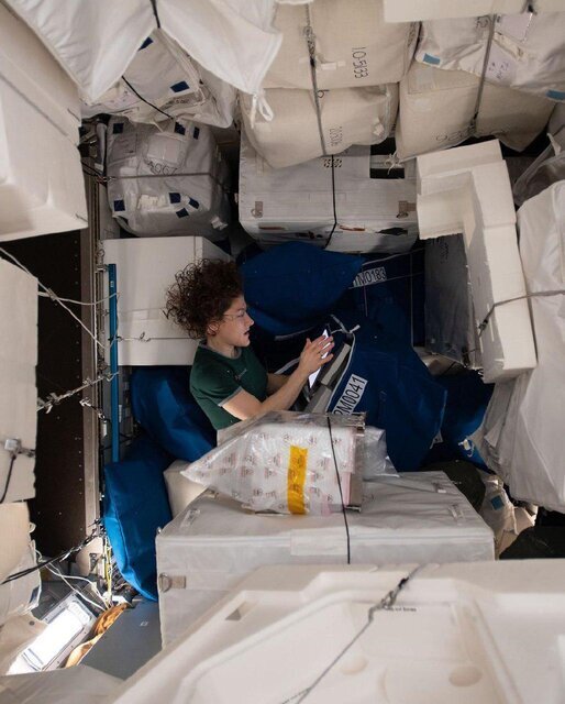 فضانورد زن رکورددار حضور در فضا به زمین بازمیگردد فضانورد زن رکورددار حضور در فضا به زمین بازمیگردد