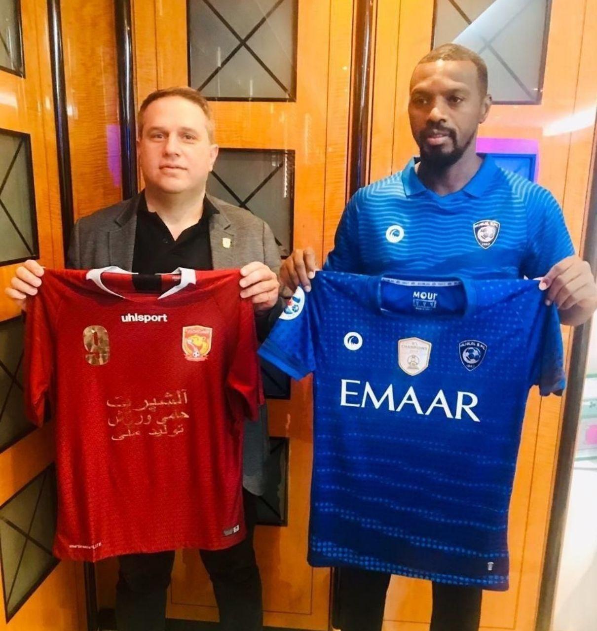 رونمایی از لباس الهلال و شهرخودرو رونمایی از لباس الهلال و شهرخودرو