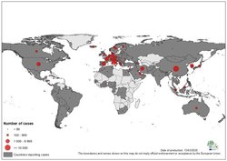 افزایش تلفات کروناویروس در جهان/ بیش از ۳۹۲۴ قربانی در خارج از مرزهای چین