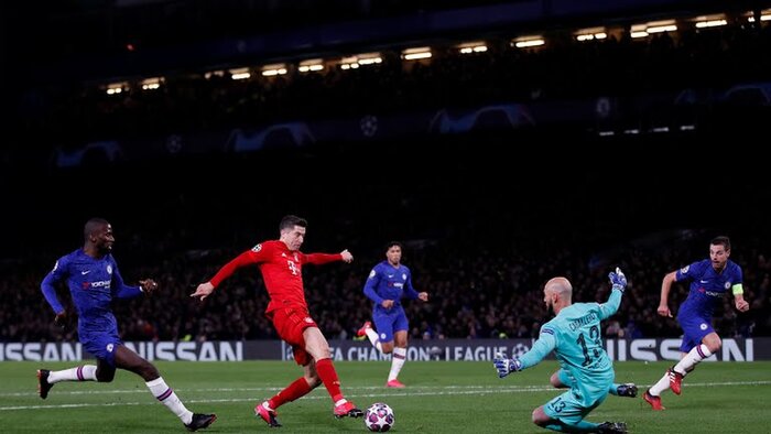 شکست سنگین چلسی مقابل بایرنمونیخ در لندن شکست سنگین چلسی مقابل بایرنمونیخ در لندن