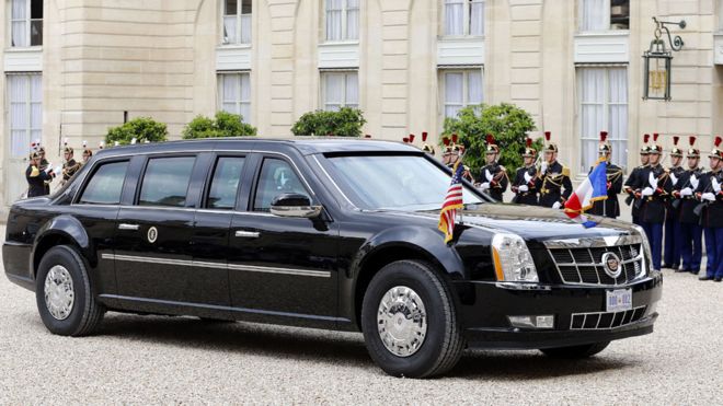 جزئیاتی از تجهیزات حفاظتی ترامپ در سفر به لندن+عکس جزئیاتی از تجهیزات حفاظتی ترامپ در سفر به لندن+عکس