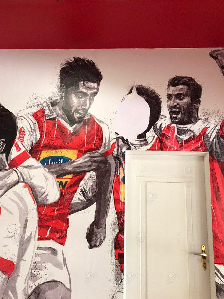 پرسپولیسیها عکس منشا را پاره کردند!/ عکس پرسپولیسیها عکس منشا را پاره کردند!/ عکس