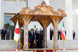 گزارش کیودو از سفر نخست‌وزیر ژاپن به تهران