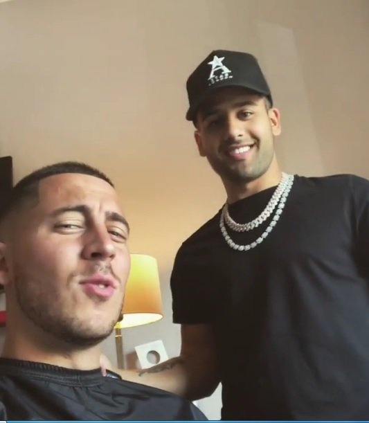 آرایشگاه رفتن هازارد برای معارفه در رئال!+عکس آرایشگاه رفتن هازارد برای معارفه در رئال!+عکس