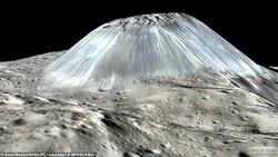 کشف کوه یخی مرموز بر سطح سیاره کوتوله سرس+عکس