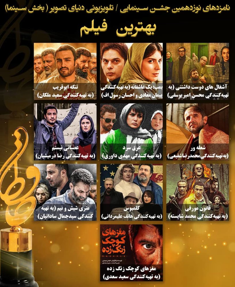 نامزدهای بخش سینمای نوزدهمین جشن «حافظ» اعلام شد