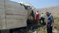 اصفهان؛ 13 کشته در سقوط مینی بوس به دره