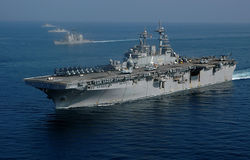 آمریکا یک کشتی جنگی دیگر را وارد آب‌های خاورمیانه کرد