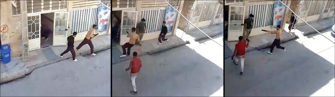 لحظه شلیک گلوله مرگبار بر سینه مرد همسایه ! / در مشهد رخ داد +‌عکس