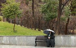 بارش‌های پراکنده در ۱۰ استان کشور/ وزش باد در تهران