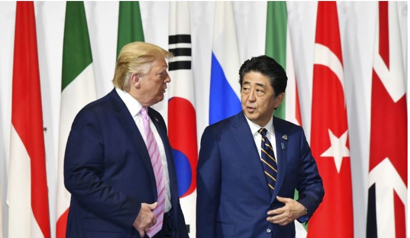 دیدارهای ترامپ در حاشیه نشست جی ۲۰ درباره ایران| آبه خواستار کاهش تنش بین ایران-آمریکا شد دیدارهای ترامپ در حاشیه نشست جی ۲۰ درباره ایران| آبه خواستار کاهش تنش بین ایران-آمریکا شد