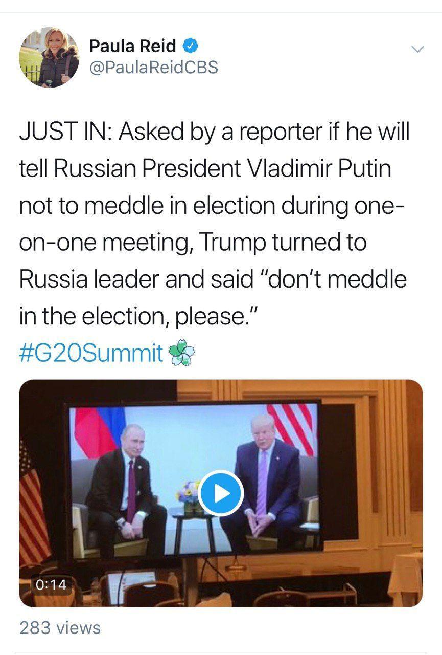 فیلم | ترامپ به پوتین: در انتخابات ما دخالت نکنید