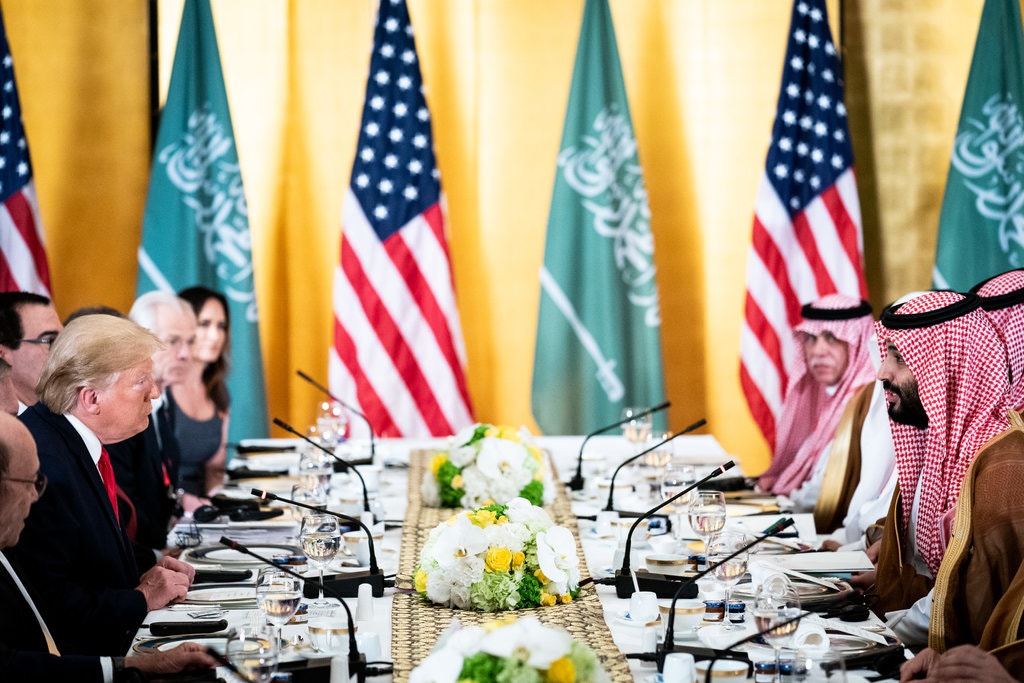 دیدار ترامپ و بن سلمان در ژاپن
