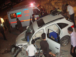 تصادف در محور لالی-مسجدسلیمان یک کشته و ۲مصدوم برجای گذاشت
