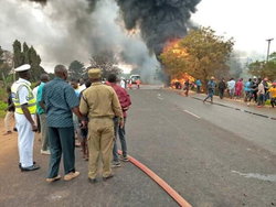 ۵۷ کشته در حادثه انفجار تانکر سوخت در تانزانیا
