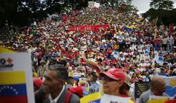تظاهرات سراسری در ونزوئلا علیه تحریم‌های آمریکا