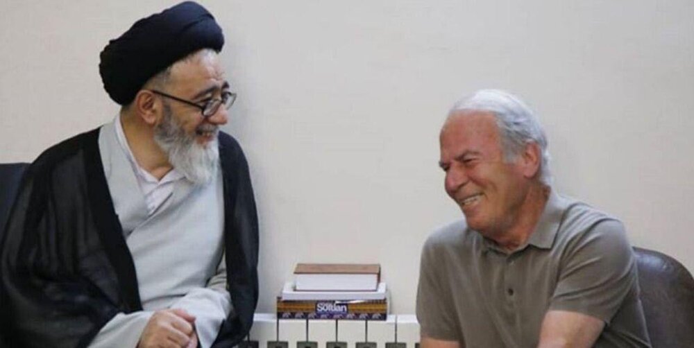 تصویری از دیدار مصطفی دنیزلی با امام جمعه فوتبال‌دوست تبریز