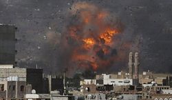 جنگنده‌های عربستان صنعا یمن را بمباران کردند