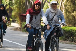 تصاویر| پیست دوچرخه‌سواری ویژه زنان