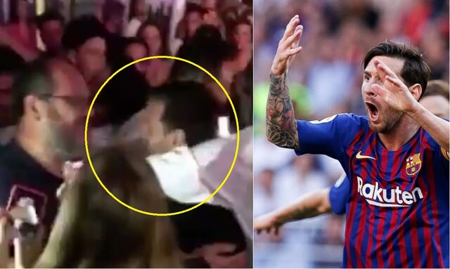 سوء قصد به مسی در «ایبیزا»