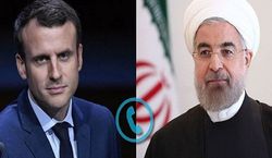 تماس تلفنی روسای جمهور ایران و فرانسه| روحانی خطاب به مکرون: مذاکره با آمریکا در شرایط تحریم معنایی ندارد| شرط بازگشت ایران به تعهدات برجامی