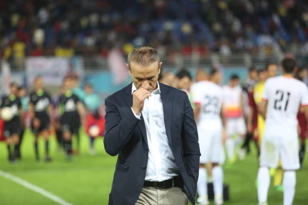 چهره متفکر گل محمدی بعد از بدترین نمایش+عکس چهره متفکر گل محمدی بعد از بدترین نمایش+عکس