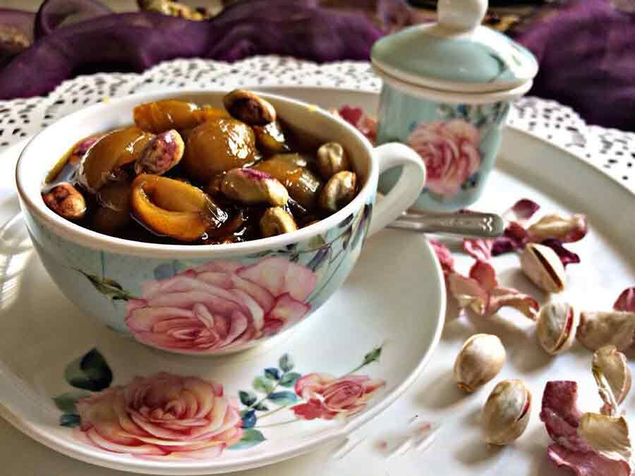 طرز تهیه مربای پوست پسته طرز تهیه مربای پوست پسته