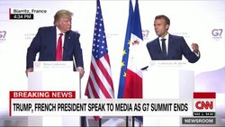 رئیس‌جمهور فرانسه: شرایط دیدار میان ترامپ و روحانی را مهیا کرده‌ایم