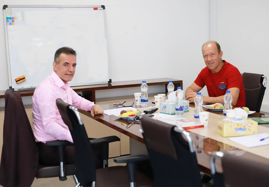 کالدرون با مدیرعامل جدید پرسپولیس دیدار کرد+عکس