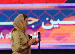 آرزوی فاطمه معتمدآریا برای مردم ایران در جشن خانه سینما/ عکس