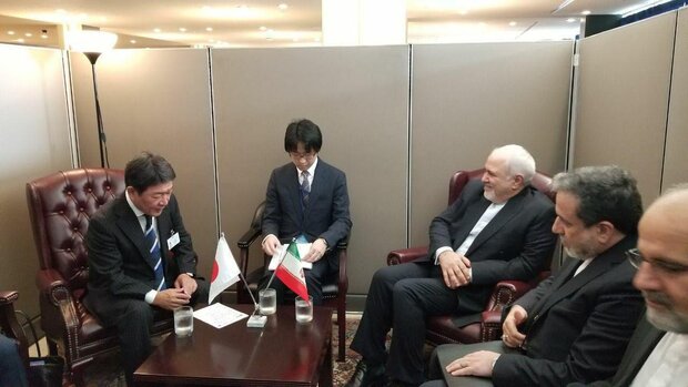 دیدار وزیر خارجه ژاپن و ظریف+عکس