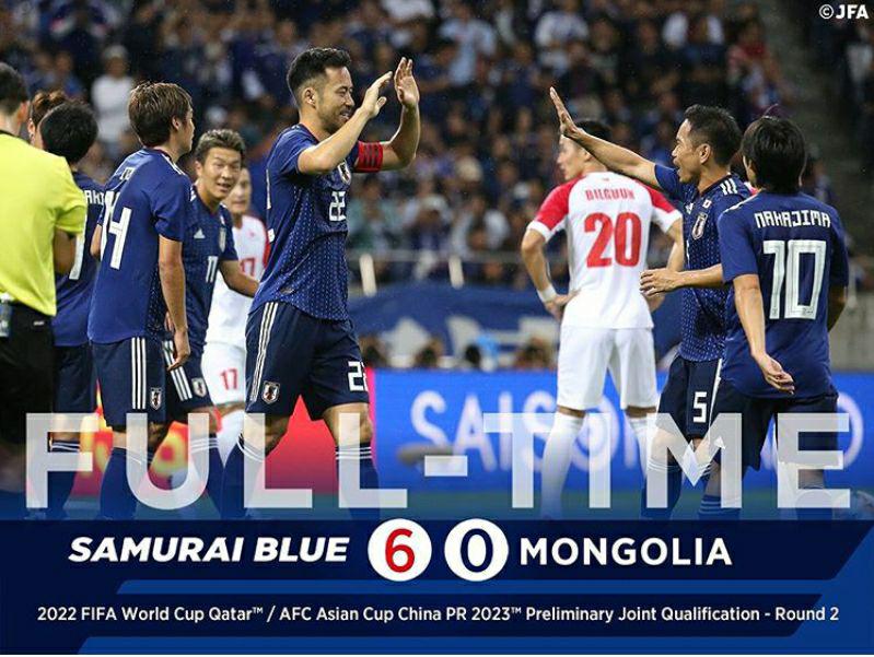 پیروزی ۶ گله ژاپن مقابل مغولستان+عکس پیروزی ۶ گله ژاپن مقابل مغولستان+عکس