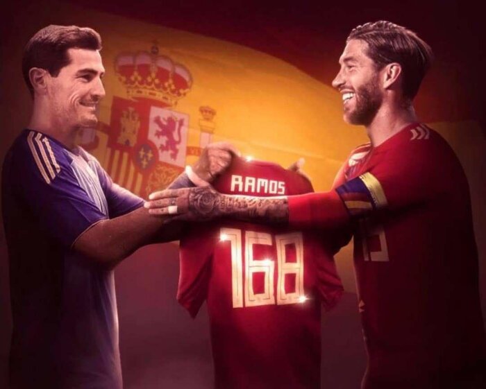 «راموس» رکورد بازی‌های ملی اسپانیا را شکست