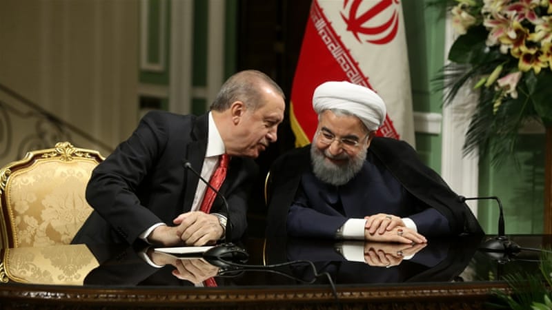 اردوغان: از ایران صداهای ناهنجاری به گوش می‌رسد| روحانی باید این صداها را ساکت کند!