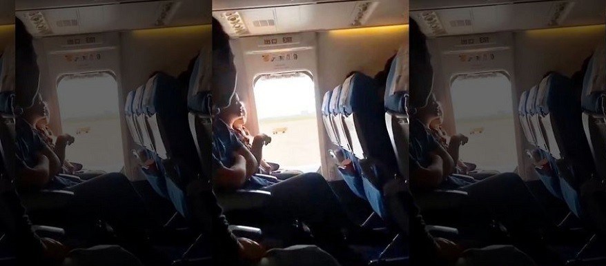 حادثهی عجیب دیگری در هواپیما: زنی درب خروج اضطراری هواپیما را باز کرد! +تصاویر حادثهی عجیب دیگری در هواپیما: زنی درب خروج اضطراری هواپیما را باز کرد! +تصاویر