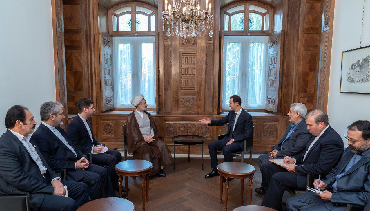 مجتبی ذوالنوری با بشار اسد دیدار کرد+عکس مجتبی ذوالنوری با بشار اسد دیدار کرد+عکس