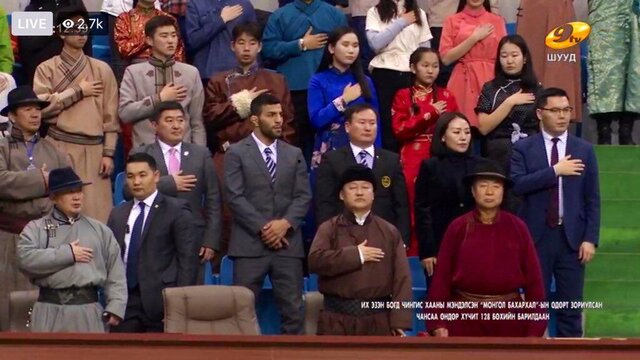 سعید ملایی پس از دیدار با رییسجمهور مغولستان تبعه ای کشور شد+عکس سعید ملایی پس از دیدار با رییسجمهور مغولستان تبعه ای کشور شد+عکس